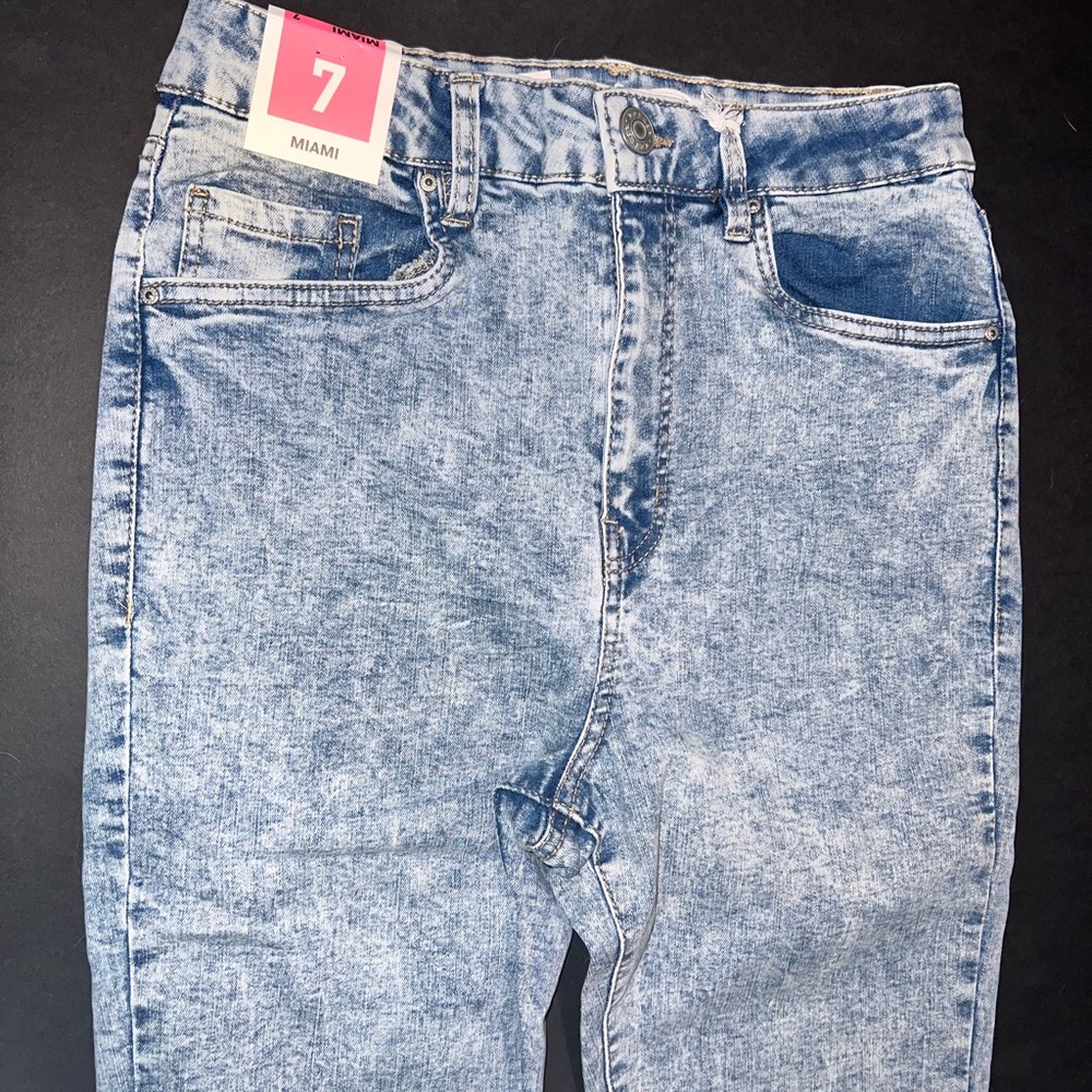 Acid Wash Denim Jeans